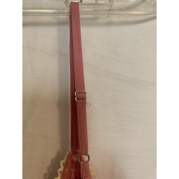 Esley Embroidered Rayon Pink Strappy Large Women's Spring Maxi Dress NWOT - Picture 7 of 8